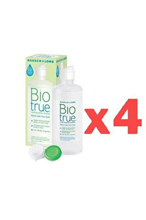 Bio True Çok Amaçlı Solüsyon 300 ml 4 Adet 