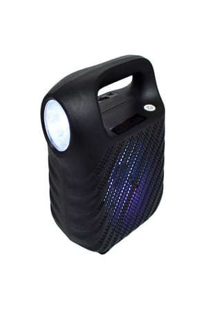 GTS1525 RGB Işıklı 4 inç Taşınabilir Bluetooth Hoparlör FM Radyo Parti Hoparlörü Acil Durum Feneri