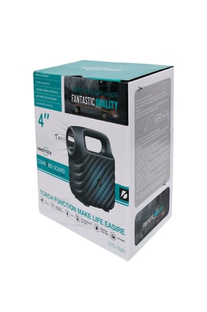 GTS1525 RGB Işıklı 4 inç Taşınabilir Bluetooth Hoparlör FM Radyo Parti Hoparlörü Acil Durum Feneri