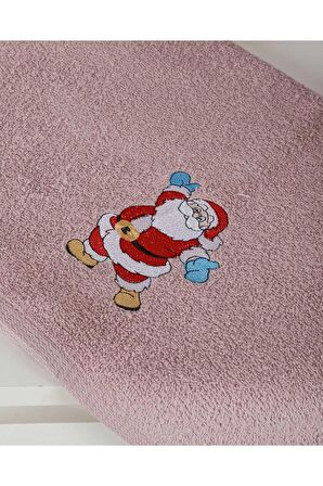 Mira Home Banyo Havlusu Takımı Noel Baba  Nakışlı