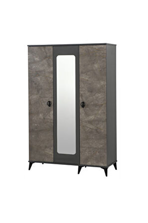 Zen Genç Odası - 3 Kapılı Dolap, Karyola, Komodin, Masa