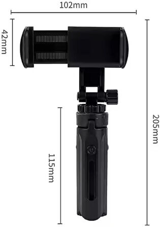 360 ° Tripod Mini Monopod Ayaklı Tripod