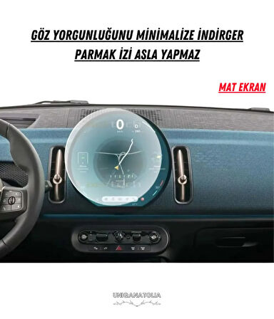 Mini Cooper/Countryman 2024 Navigasyon ve Multimedya Uyumlu Mat Ekran Koruyucu