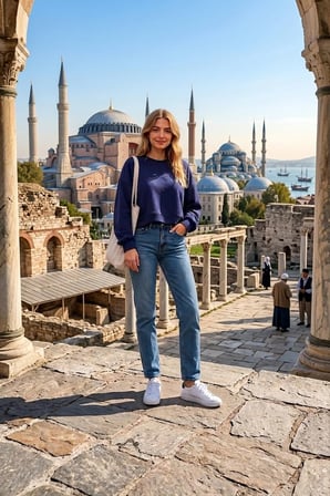 Kadın Crop Sweatshirt Bisiklet Yaka Pamuklu Yumuşak Dokulu Günlük Spor Sweatshirt