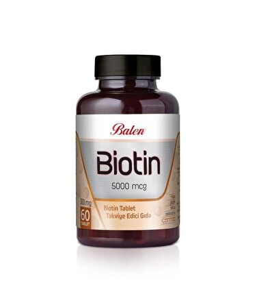 Balen Biotin 300 mg *60 Tablet