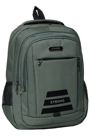 SR-012 Unisex Çok Gözlü Geniş Hacimli Ortopedik Sırt Destekli Lise Ortaokul İlkokul Okul Çantası , Günlük Sırt Çan ANTRASİT