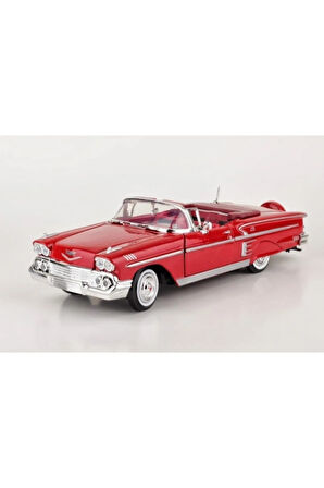 Diecast 1958 Chevy Impala 1/24 Die Cast Model Araç