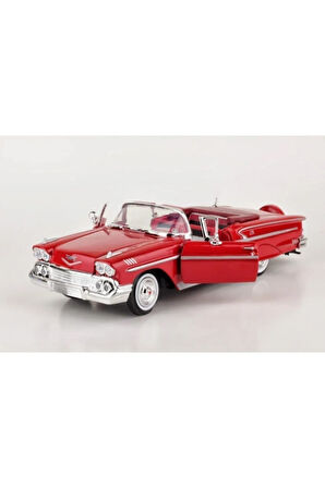 Diecast 1958 Chevy Impala 1/24 Die Cast Model Araç