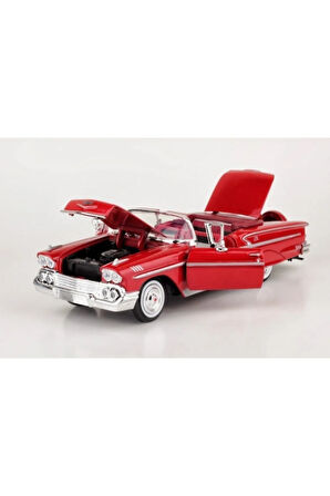 Diecast 1958 Chevy Impala 1/24 Die Cast Model Araç