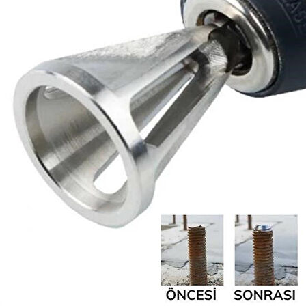 caselka® Çapak Alma Harici Çapak Alıcı Paslanmaz Çelik Çapak Kaldırma Cıvata Çapak Alma Matkap Ucu