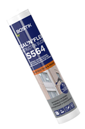 Bostik S564 Nötral Cephe Silikonu Beyaz