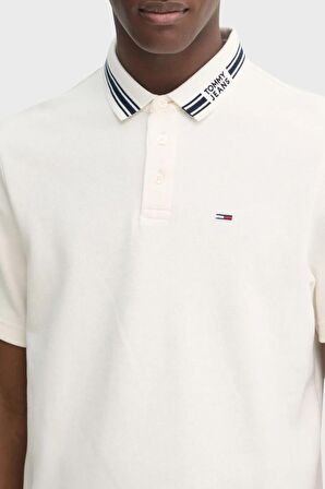 Erkek Regular Fit Polo T-Shirt - Krem | XS