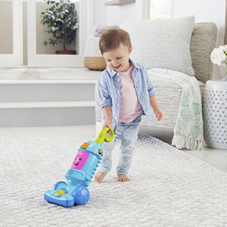 Fisher Price Eğlen ve Öğren Işıklı Eğitici Süpürge