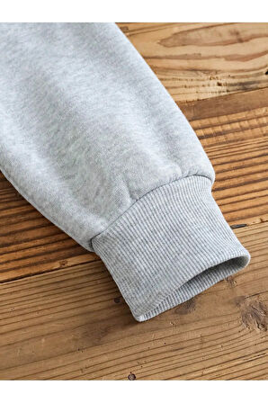 Kadın Galaxy Sırt Baskılı Oversize Sweatshirt