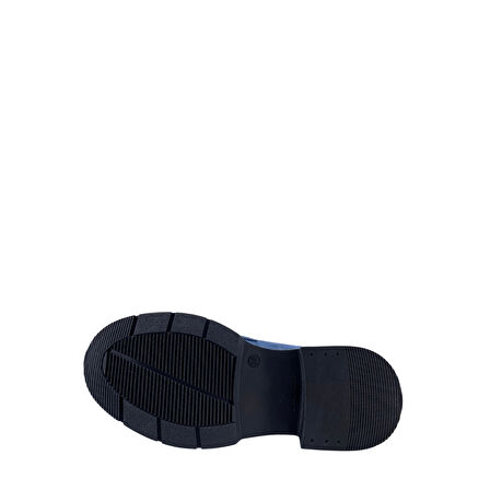  Disparita 257003 Hakiki Deri Loafer Kadın Ayakkabı Tokalı Fırfırlı