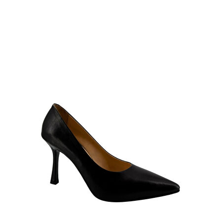 Hakiki Deri Stiletto Disparita 26301 İnce Topuk Kadın Ayakkabı