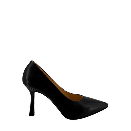 Hakiki Deri Stiletto Disparita 26301 İnce Topuk Kadın Ayakkabı