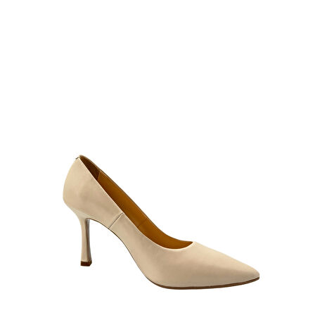 Hakiki Deri Stiletto Disparita 26301 İnce Topuk Kadın Ayakkabı