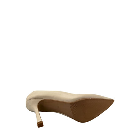 Hakiki Deri Stiletto Disparita 26301 İnce Topuk Kadın Ayakkabı