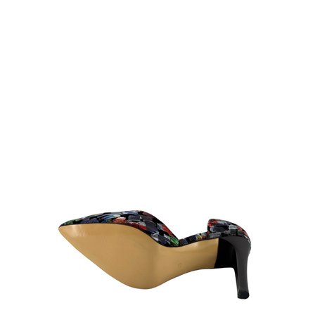  Hobby 27448 Baskılı Deri Stiletto Kadın Ayakkabı