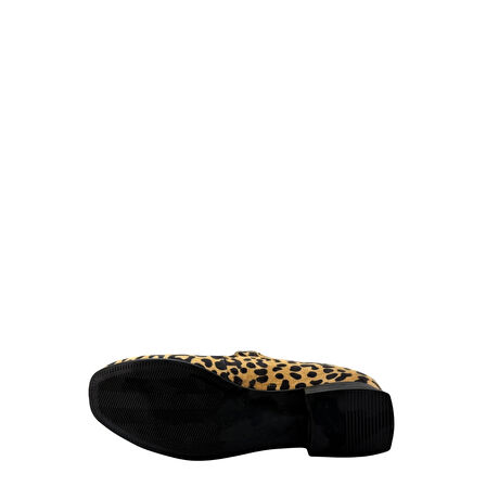 Albini 26100780  Babet Leopar Desenli Kadın Ayakkabı