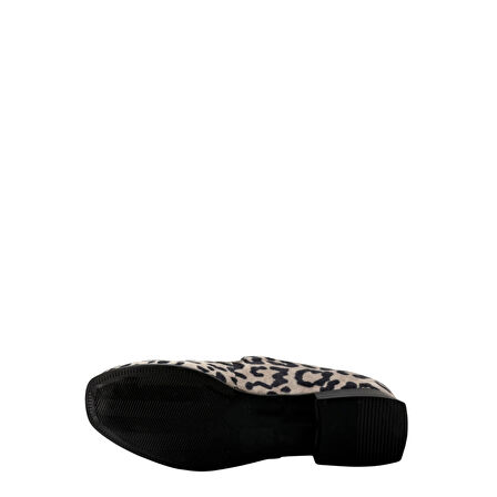 Albini 26100780  Babet Leopar Desenli Kadın Ayakkabı