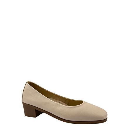 Albini 26143222 Hakiki Deri Kadın Topuklu Ayakkabı 