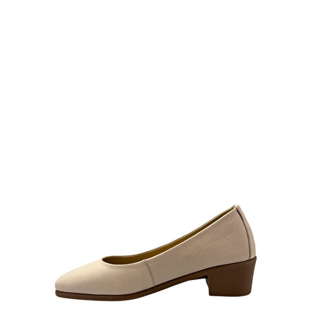 Albini 26143222 Hakiki Deri Kadın Topuklu Ayakkabı 