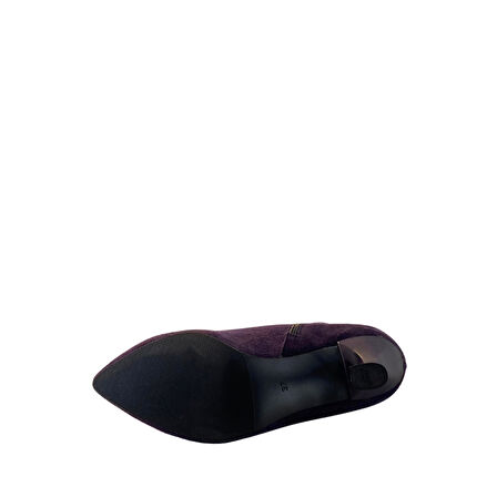 Hobby 261981S Hakiki Süet Kadın Topuklu Bot