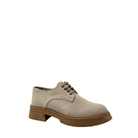  Disparita 257001 Hakiki Süet Loafer Kadın Ayakkabı 