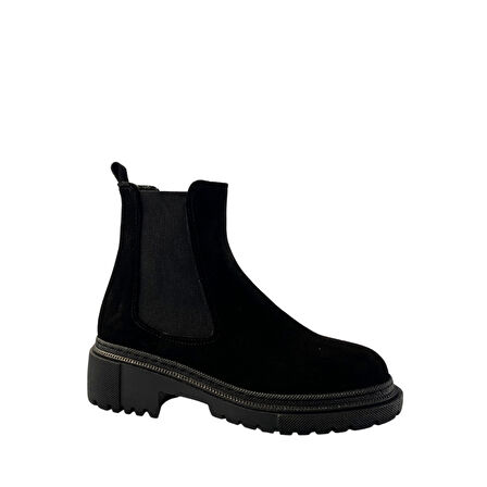 Hobby 26080S Hakiki Süet Deri Kadın Bot