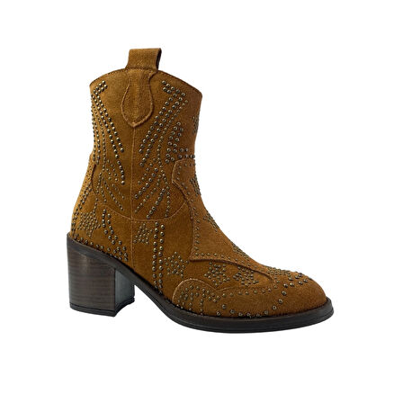 Albini 26104752 Hakiki Nubuk Deri Kadın Bot 