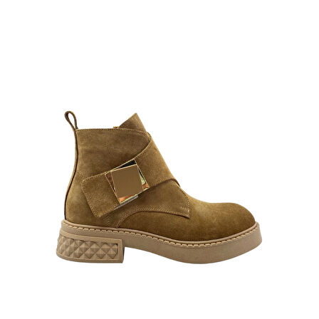 Albini 26623304S Hakiki Süet Deri Kadın Bot