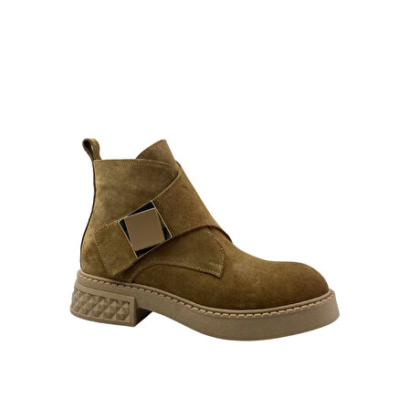 Albini 26623304S Hakiki Süet Deri Kadın Bot