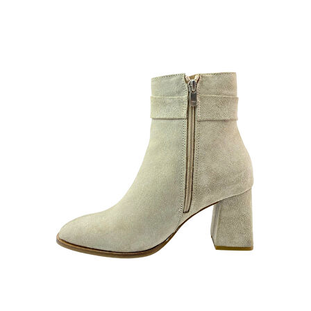 Albini 2610995S Süet Deri Topuklu Bot 