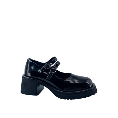 Albini 26100976R Rugan Topuklu Kadın Ayakkabı 