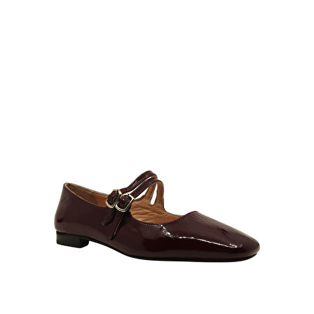 Albini 26151401R Rugan Deri Kadın Babet 