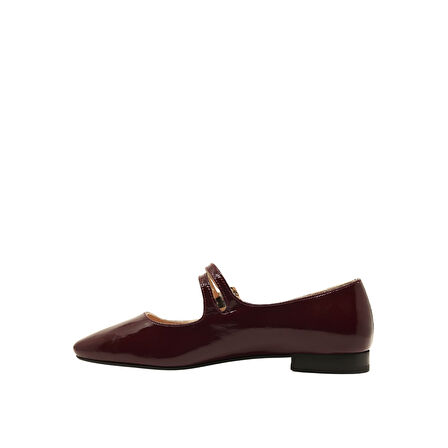 Albini 26151401R Rugan Deri Kadın Babet 