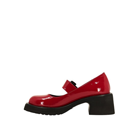 Albini 26101158R Rugan Deri Kadın Topuklu Ayakkabı