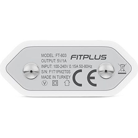 Fitplus Ft-803 Lightning Hızlı Şarj Aleti Beyaz