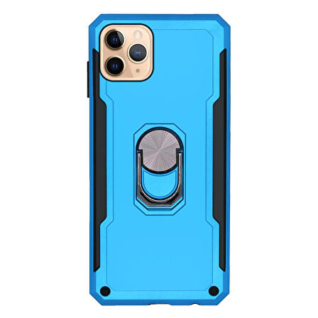 iPhone 11 Pro Kılıf Panzer Ring Tam Koruma Arka Kapak