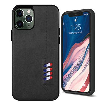 iPhone 11 Pro Max Kılıf Busy Deri Arka Kapak