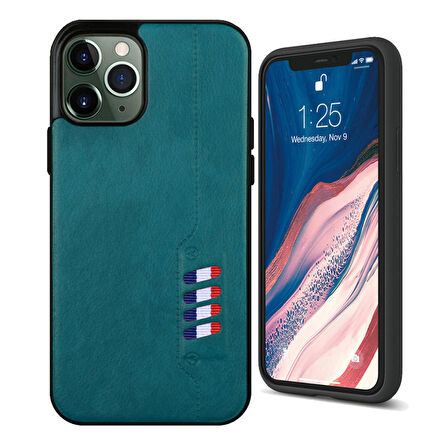 iPhone 12 / 12 Pro Kılıf Busy Deri Arka Kapak