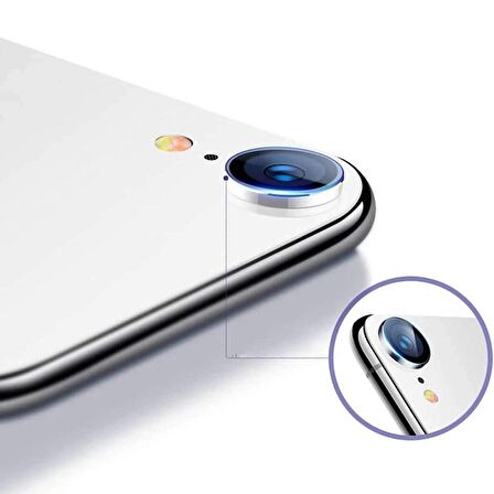 iPhone XR Kamera Lens Koruyucu 3D Cam