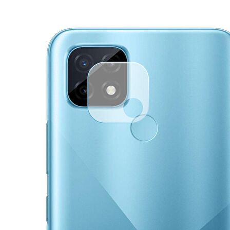 Realme C21 Kamera Lens Koruyucu 3D Cam