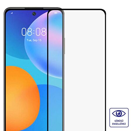 Bufalo Xiaomi Redmi Note 10 Ekran Koruyucu 9D Temperli Cam - Siyah
