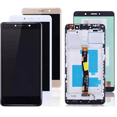 Huawei Gr5 2017 Lcd Ekran Dokunmatik Siyah Çıtalı