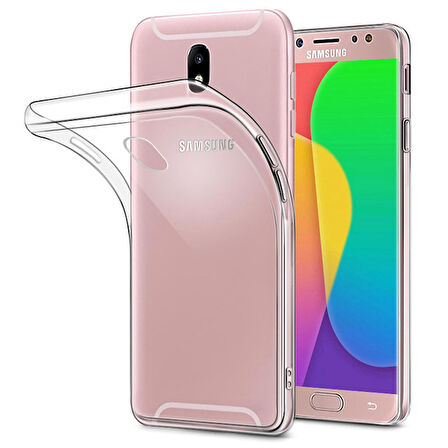 Samsung Galaxy J5 2017 (J520) Kılıf Soft Silikon Şeffaf Arka Kapak