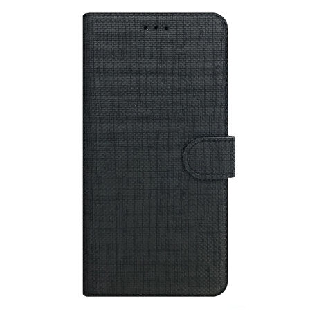 Samsung Galaxy A03s Kılıf FitCase Fabric Kapaklı Cüzdanlı