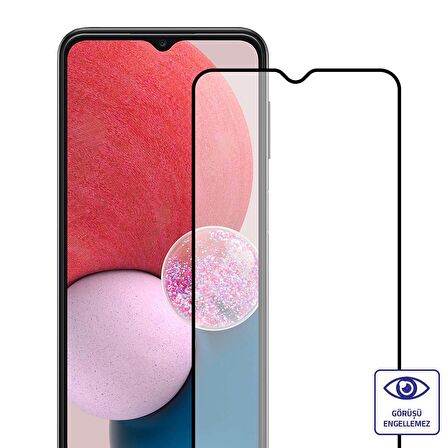 Bufalo Samsung Galaxy A13 Ekran Koruyucu 9D Temperli Cam - Siyah